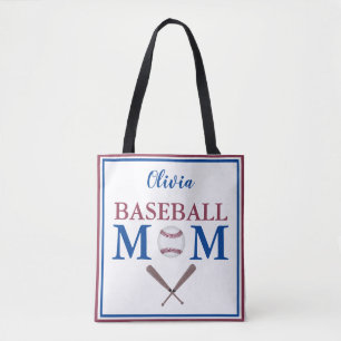 Bolso De Tela Soy una madre de béisbol personalizada
