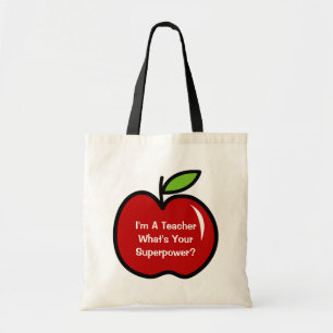 Bolso De Tela Soy una maestra ¿cuál es tu superpoder tote bag