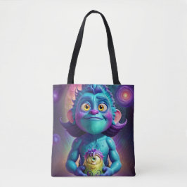 Bolso De Tela Space Alien & Friend