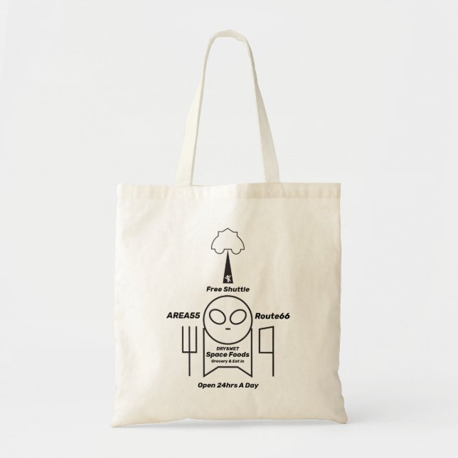 Bolso De Tela Space Foods Eco (Frente)