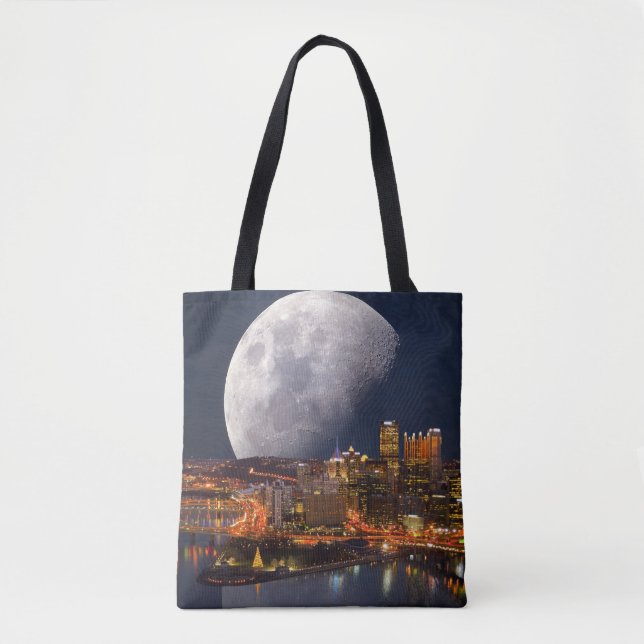 Bolso De Tela Spacey Pittsburgh (Anverso)