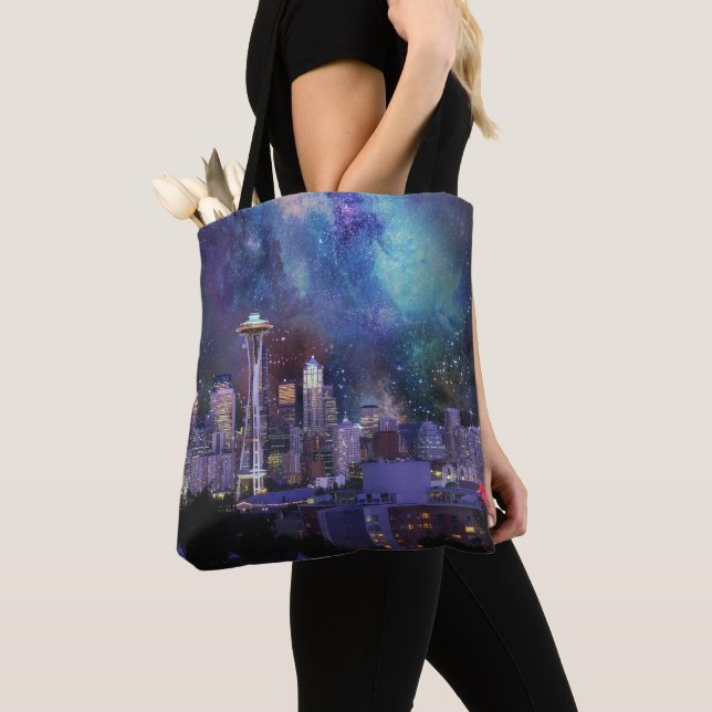 Bolso De Tela Spacey Seattle (Detalle)