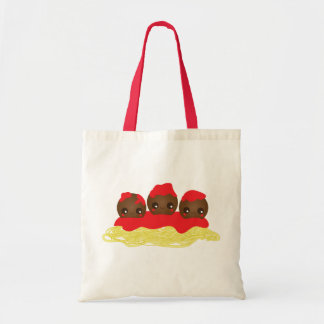 Bolso De Tela Spaghetti & Meatball