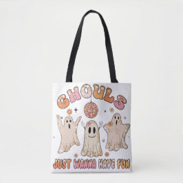 Bolso De Tela Sparkle Funny Ghouls Halloween Tote Bag