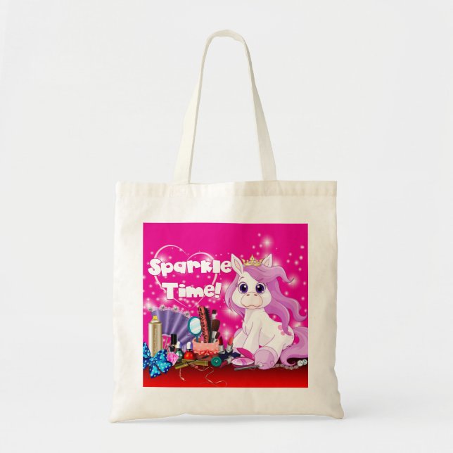 Bolso De Tela Sparkle Time Pony (Frente)
