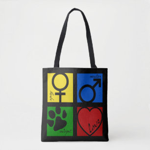 Bolso De Tela Spay-Neuter-Adopt-Love