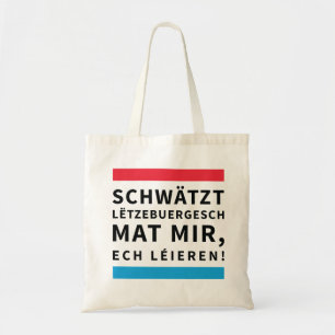 Bolso De Tela Speak Luxembourgish bag