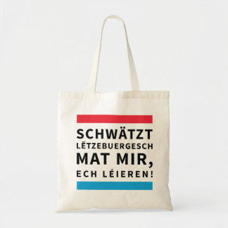 Bolso De Tela Speak Luxembourgish bag