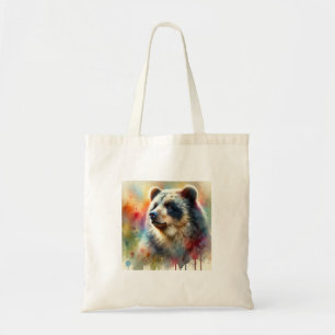 Bolso De Tela Spectacled Bear 060924AREF142 - Watercolor