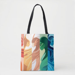 Bolso De Tela Spectrum of Feminine Grace