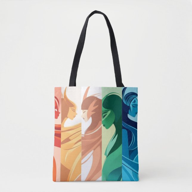 Bolso De Tela Spectrum of Feminine Grace (Anverso)