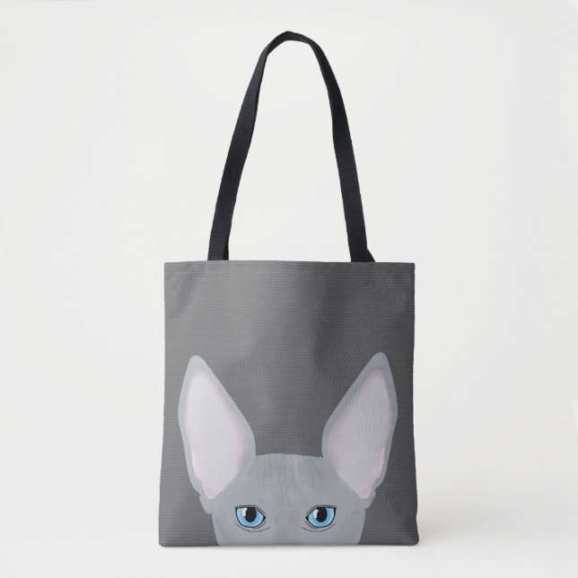 Bolso De Tela Sphynx Cat Allover Tote Bag (Anverso)