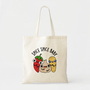 Bolso De Tela Spice Baby Funny Food Pun