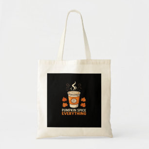 Bolso De Tela Spice de calabaza Todo Cae Café Lover Gráfico