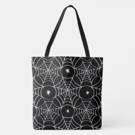 Bolso De Tela Spider Webs y Spiders