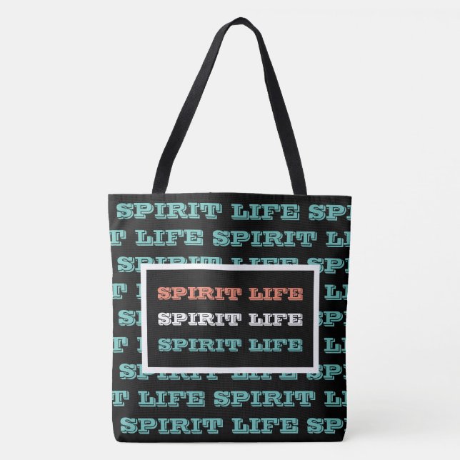Bolso De Tela Spirit Life Christian (Anverso)