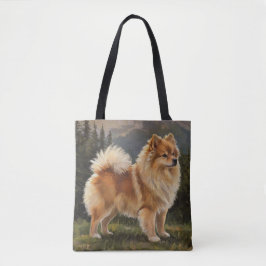 Bolso De Tela Spitz alemán