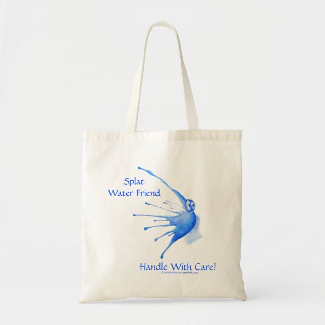 Bolso De Tela Splat, amigo del agua de waterfolk.com Tote (Frente)
