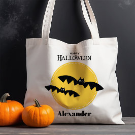 Bolso De Tela Spooky Bats Halloween