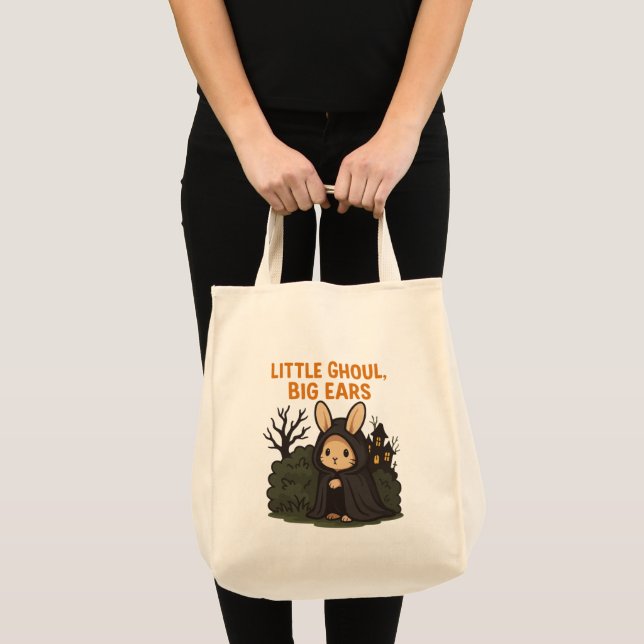 Bolso De Tela Spooky Cute Halloween Bunny Tote (Anverso (producto))