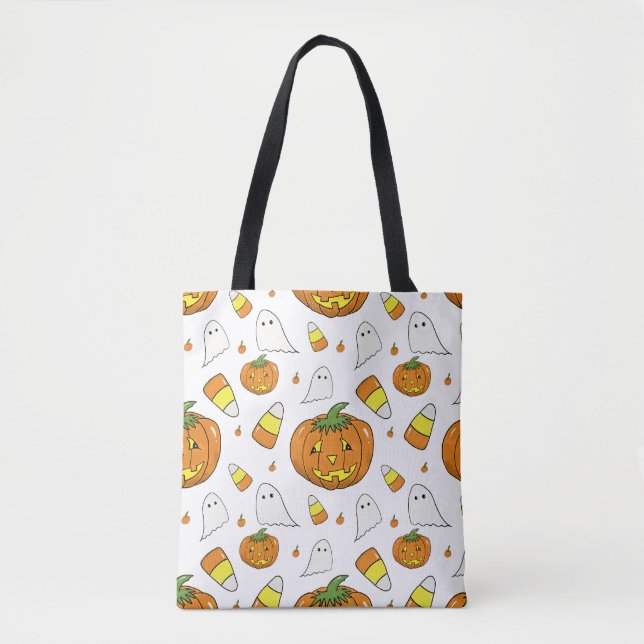 Bolso De Tela Spooky Cute Halloween Kids Travel Tote Bag (Anverso)