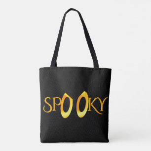 Bolso De Tela Spooky Eyes Personalizado con Monograma