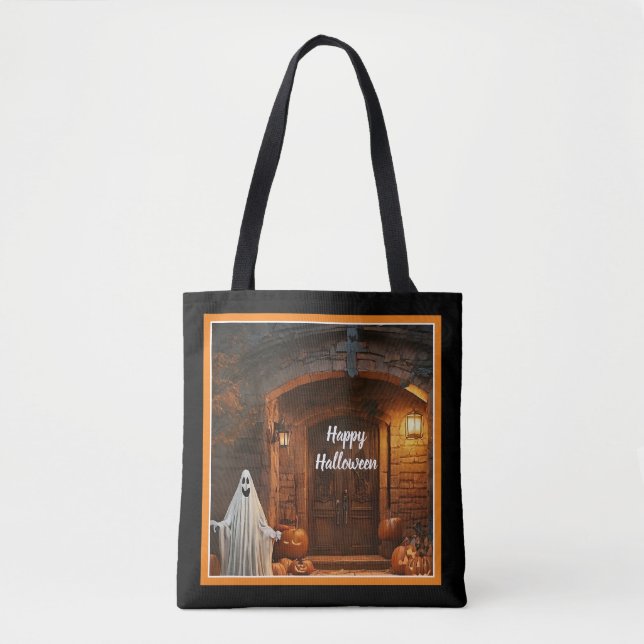 Bolso De Tela Spooky Ghost Halloween Collection (Anverso)