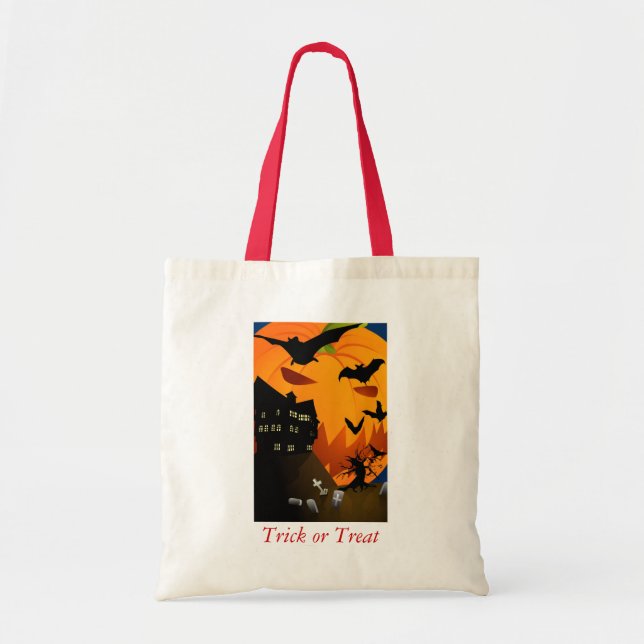 Bolso De Tela Spooky House Bag (Frente)