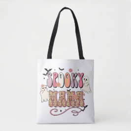 Bolso De Tela Spooky Mama Halloween Tote Bag