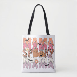 Bolso De Tela Spooky Mama Halloween Tote Bag