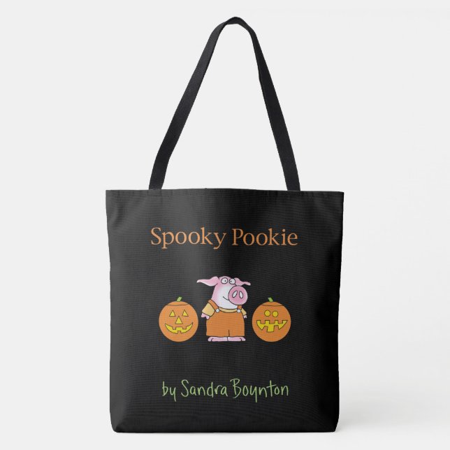 Bolso De Tela SPOOKY POOKIE por Sandra Boynton (Anverso)