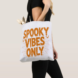 Bolso De Tela Spooky Vibes Only Halloween