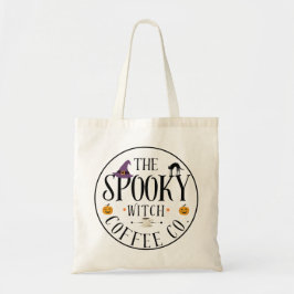 Bolso De Tela Spooky Witch Coffee Co, Tote Bag