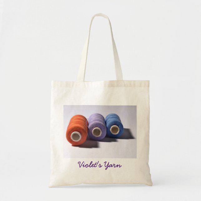 Bolso De Tela Spools of Thread Budget Tote Bag (Frente)