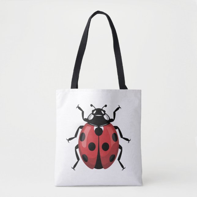 Bolso De Tela Spots of Joy Ladybug  (Anverso)