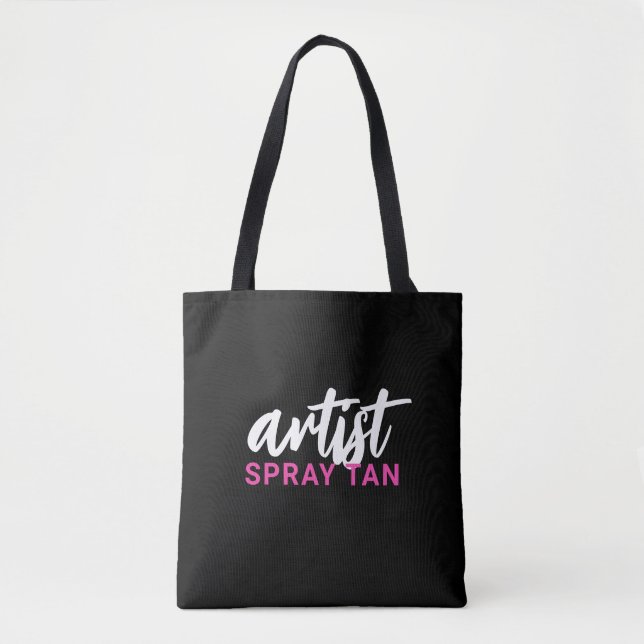 Bolso De Tela Spray Tan Artist Sless Tanning (Anverso)