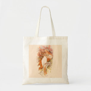 Bolso De Tela Spring - Alphonse Mucha Art Nouveau