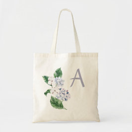 Bolso De Tela Spring HYRDANGEA with letter customisable