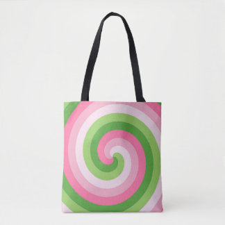 Bolso De Tela Spring Picnic Spiral