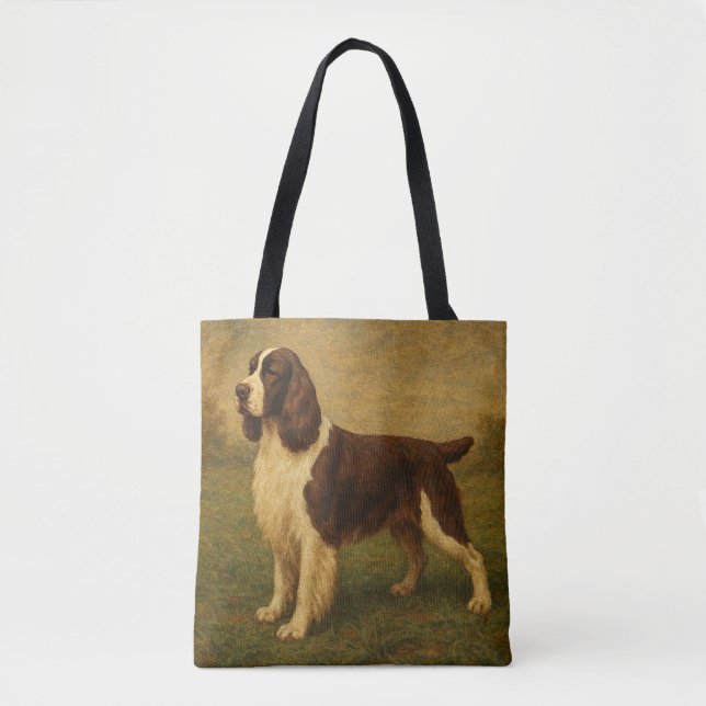 Bolso De Tela Springer Spaniel Inglés (Anverso)