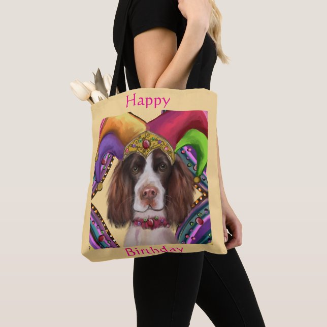 BOLSO DE TELA SPRINGER SPANIEL INGLÉS (Detalle)