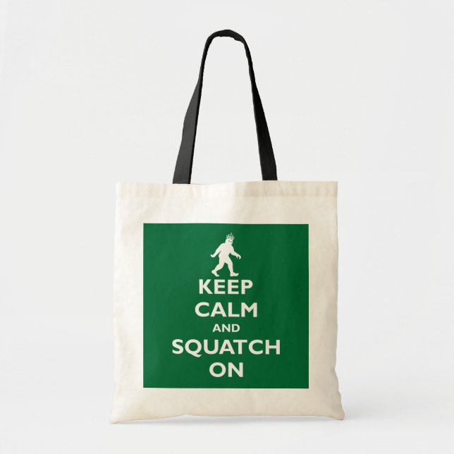 Bolso De Tela Squatch encendido (Frente)