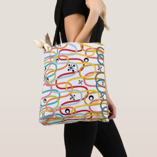 Bolso De Tela Squiggles