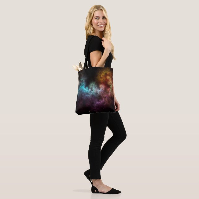 Bolso De Tela Squiggley Nebula Star Dust Cloud CRQENH (Puesto)