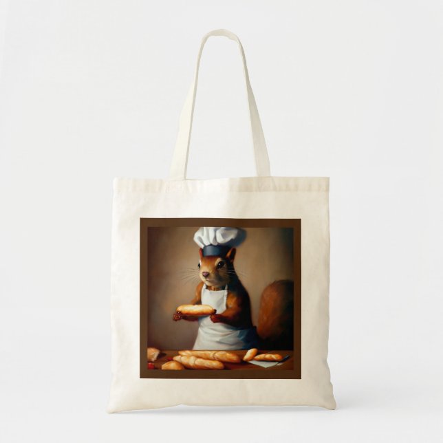Bolso De Tela Squirrel French Baker (Frente)