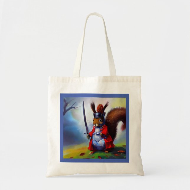 Bolso De Tela Squirrel Samurai (Frente)