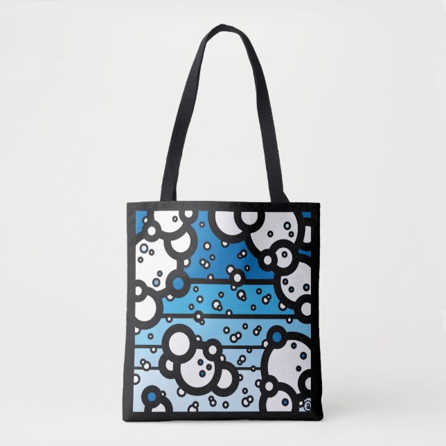 Bolso De Tela Sr. Cielo Azul (Anverso)