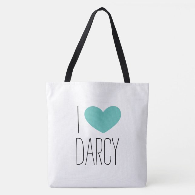 Bolso De Tela Sr. Darcy Tote (Anverso)