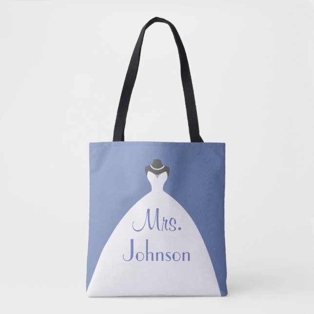 Bolso De Tela Sra. Boda Gown (Anverso)