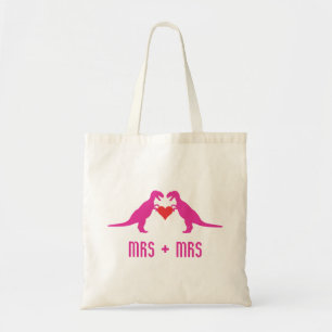 Bolso De Tela Sra.+Sra. - El amor es amor Dinosaurios